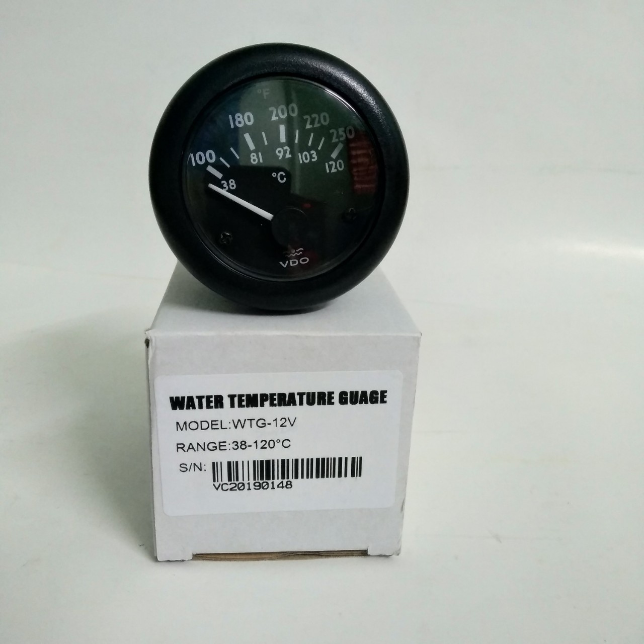 Đồng hồ báo nhiệt độ nước - VDO 12V
